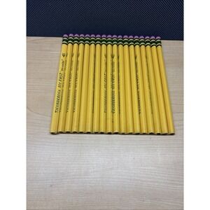 18 Pencil TICONDEROGA My First Tri-Write Wood-Cased #2 HB Unsharpened w Erasers